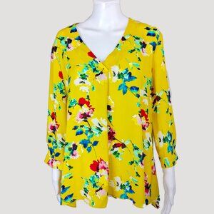 Rose + Olive Floral Blouse